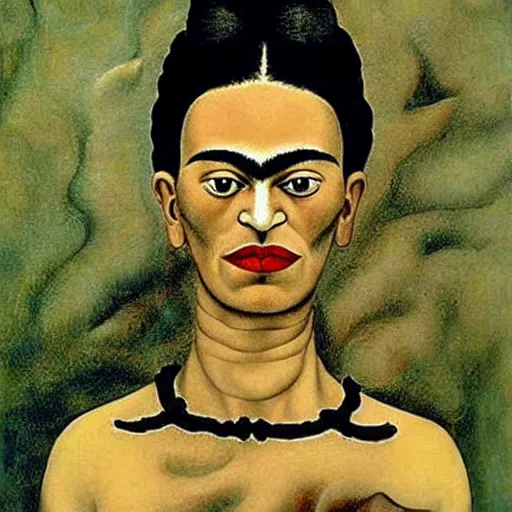 Image similar to !!!pareidolia!!! by Frida Kahlo