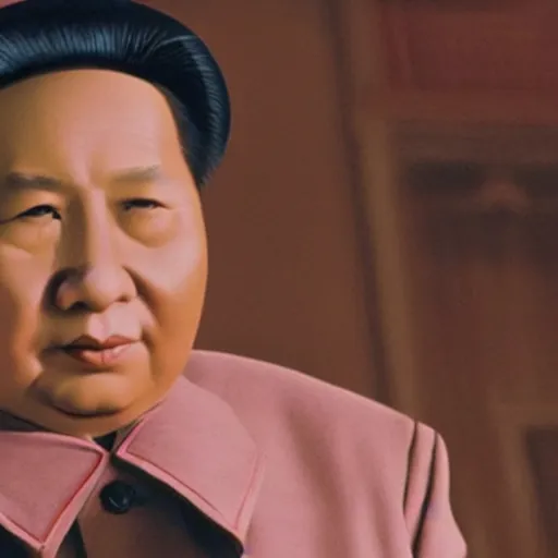 Prompt: film still of mao zedong in the new mean girls movie