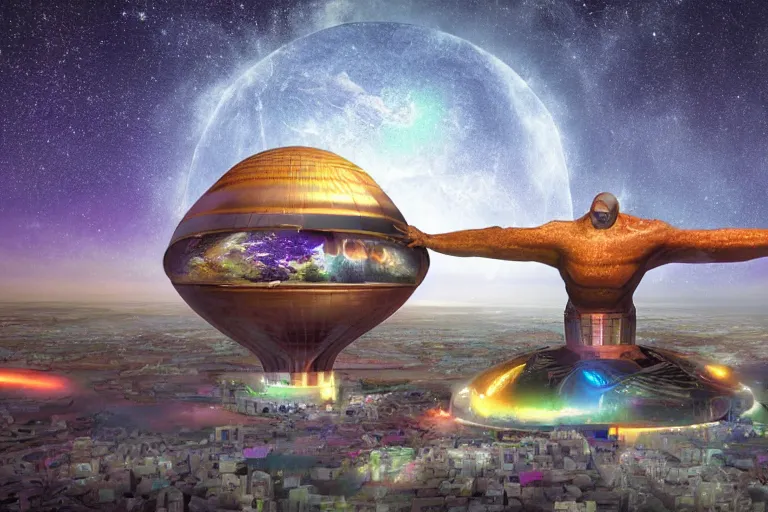 Image similar to 3 d rendered visualization depicting humanity's popularity with extraterrestrial cultures, digital display, highly detailed, full color, crisp detailed 3 d render