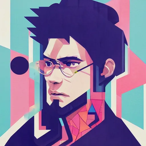 Prompt: LordGenome profile picture by Sachin Teng, asymmetrical, Organic Painting , Matte Painting, geometric shapes, hard edges, graffiti, street art:2 by Sachin Teng:4