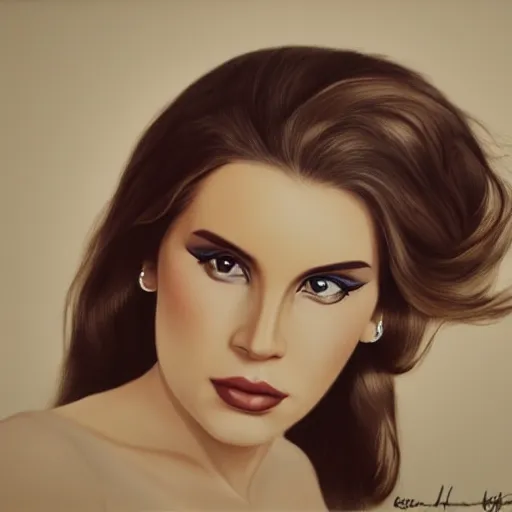 Image similar to Lana del rey portrait, photorealistic, studio
