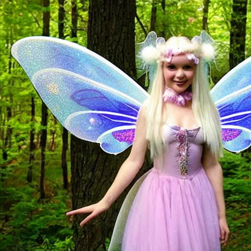 Image similar to photo of a stunningly beautiful cottagecore fairy