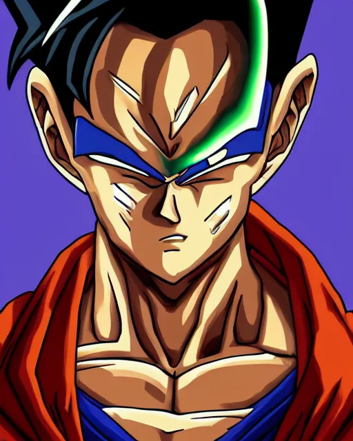 Image similar to gohan as a mutant cyborg in the style of anti - art trending on artstation deviantart pinterest detailed realistic hd 8 k high resolution