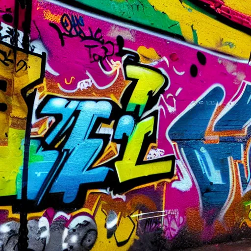 Prompt: graffiti texture