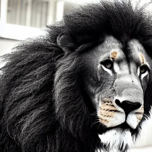 Image similar to all black male lion