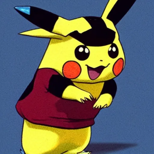 Image similar to if Pikachu were a real animal