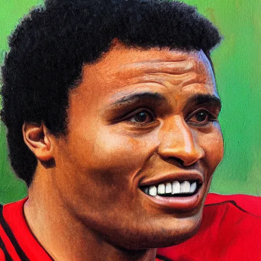 Image similar to portrait of eusebio, high detail, high resolution