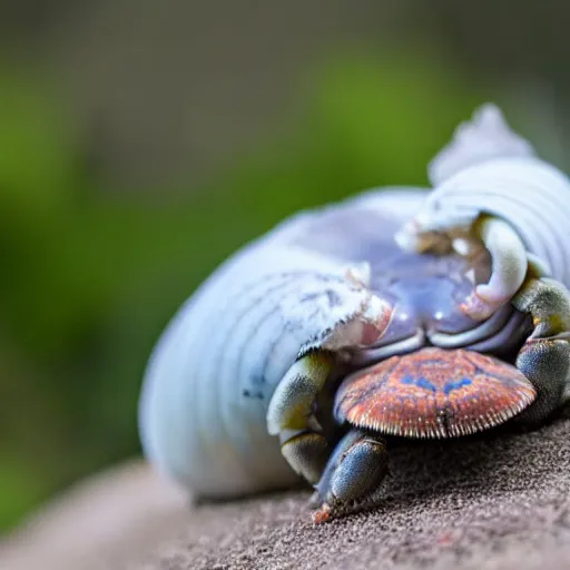 Image similar to a hermitcrab - cat - hybrid, animal photography