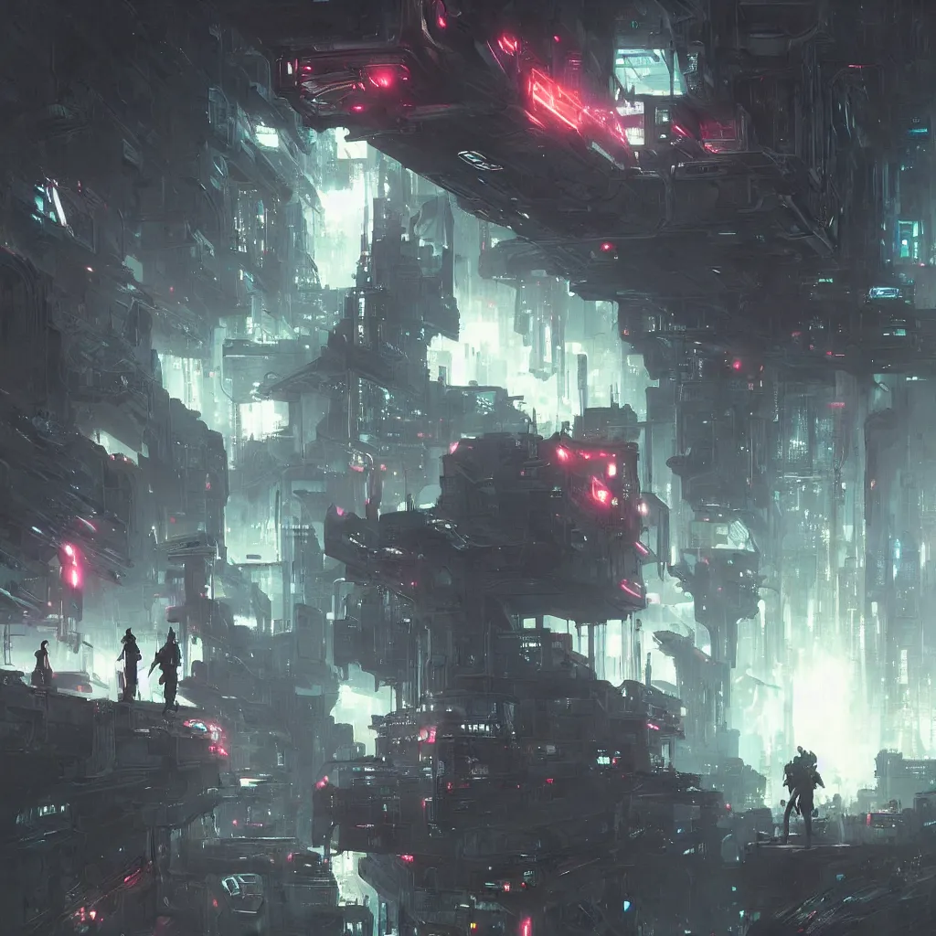 Image similar to cyber punk, by greg rutkowski,