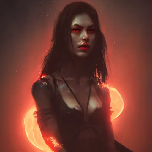 Prompt: a photo of an attractive half women half demon by greg rutkowski, sung choi, mitchell mohrhauser, maciej kuciara, johnson ting, maxim verehin, peter konig, 8 k photorealistic, cinematic lighting, hd, high details, dramatic, dark atmosphere, trending on artstation