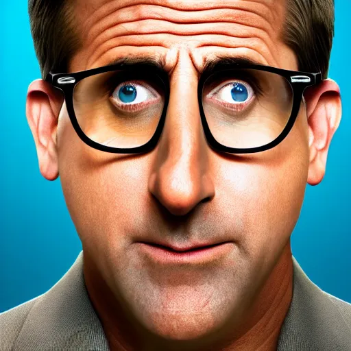 Image similar to steve carrell as a popcorn kernel, realistic, hyperrealistic, ultra realistic, real, real world, highly detailed, very detailed, extremely detailed, intricate details, 8 k resolution, hd quality