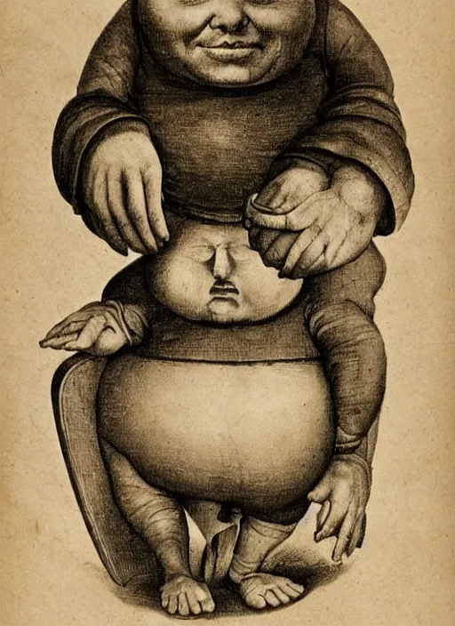 Image similar to 1 8 0 0 s style full body detailed photograph of silly humpty dumpty jack black, realistic, hieronymus bosch