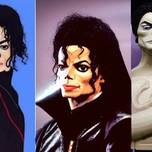 Image similar to michael jackson as emperor palpatine, ultra realistic face and body dimensions