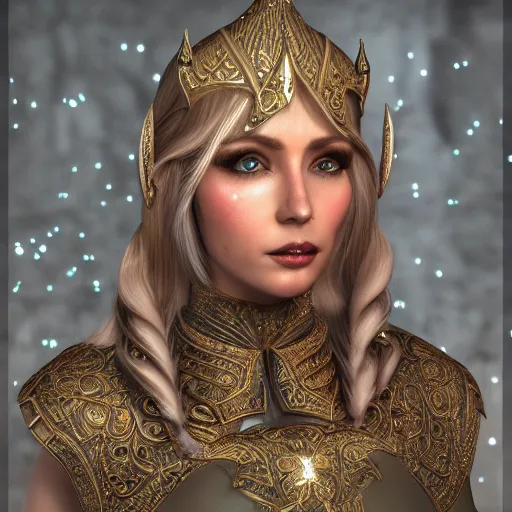 Image similar to elven princess, ornate 4 k intricate detailed octane render