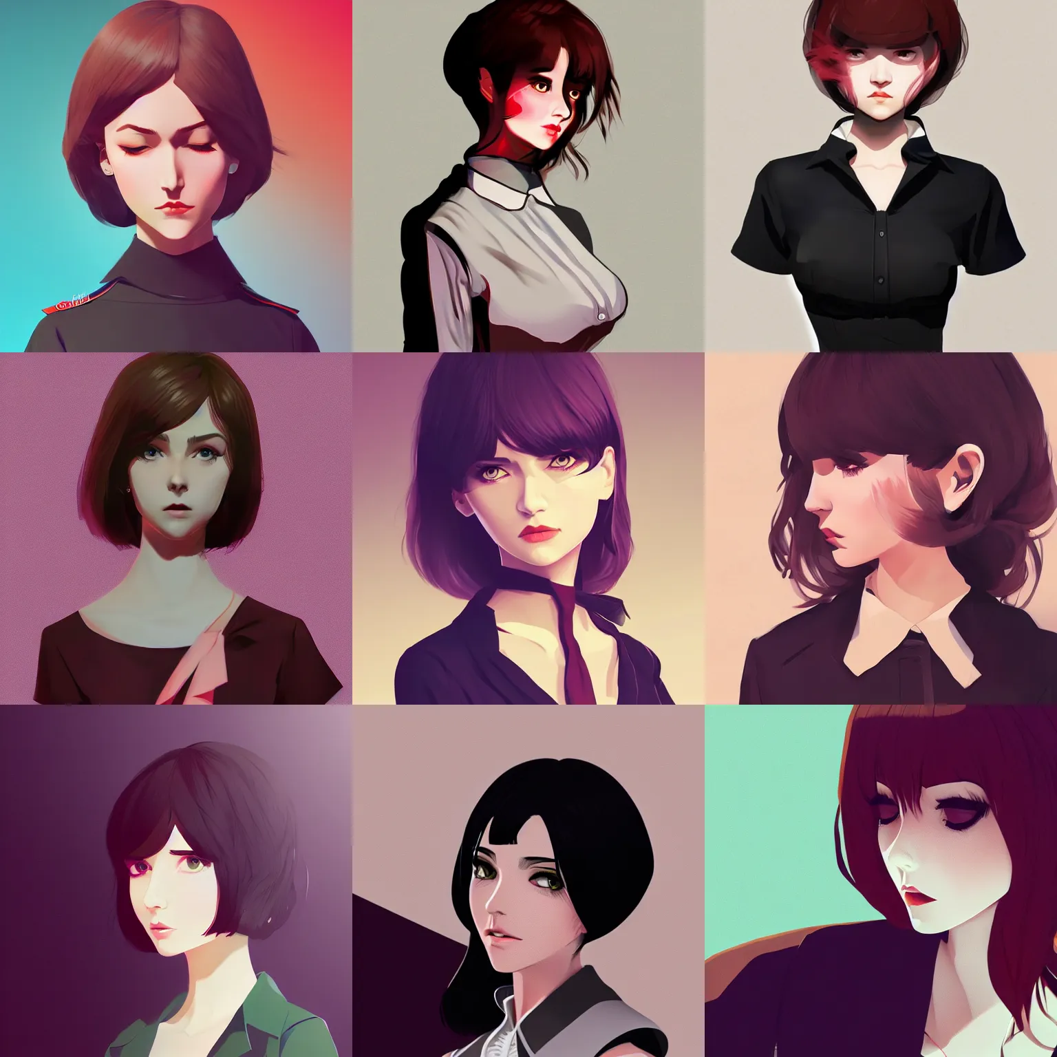 Image similar to woman wearing a blouse, trending on artstation, in the style of ilya kuvshinov, digital art, high quality