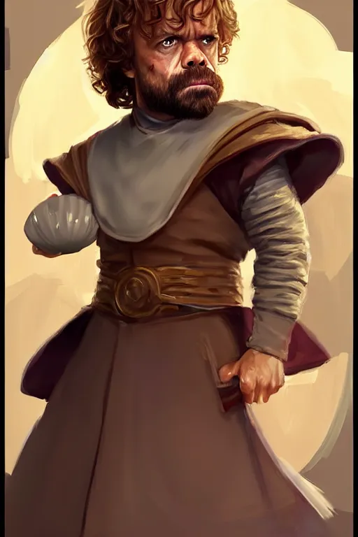 Image similar to tyrion lannister making pancakes animation pixar style, by magali villeneuve, artgerm, jeremy lipkin and michael garmash, rob rey and kentaro miura style, golden ratio, trending on art station