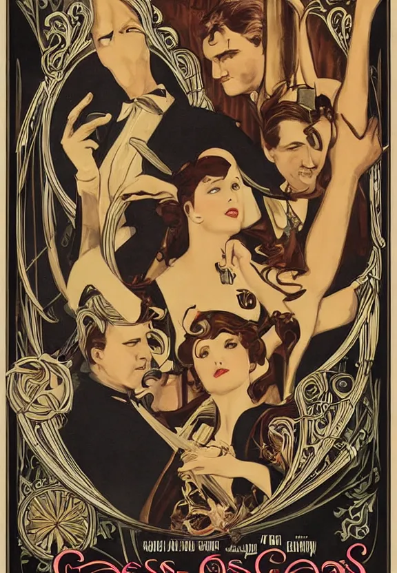 Prompt: art nouveau movie poster for Geese Ruin Everything