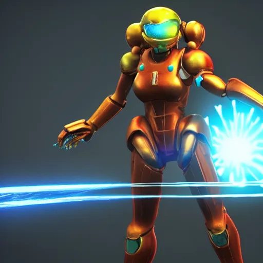 Prompt: samus aran, unreal engine 5