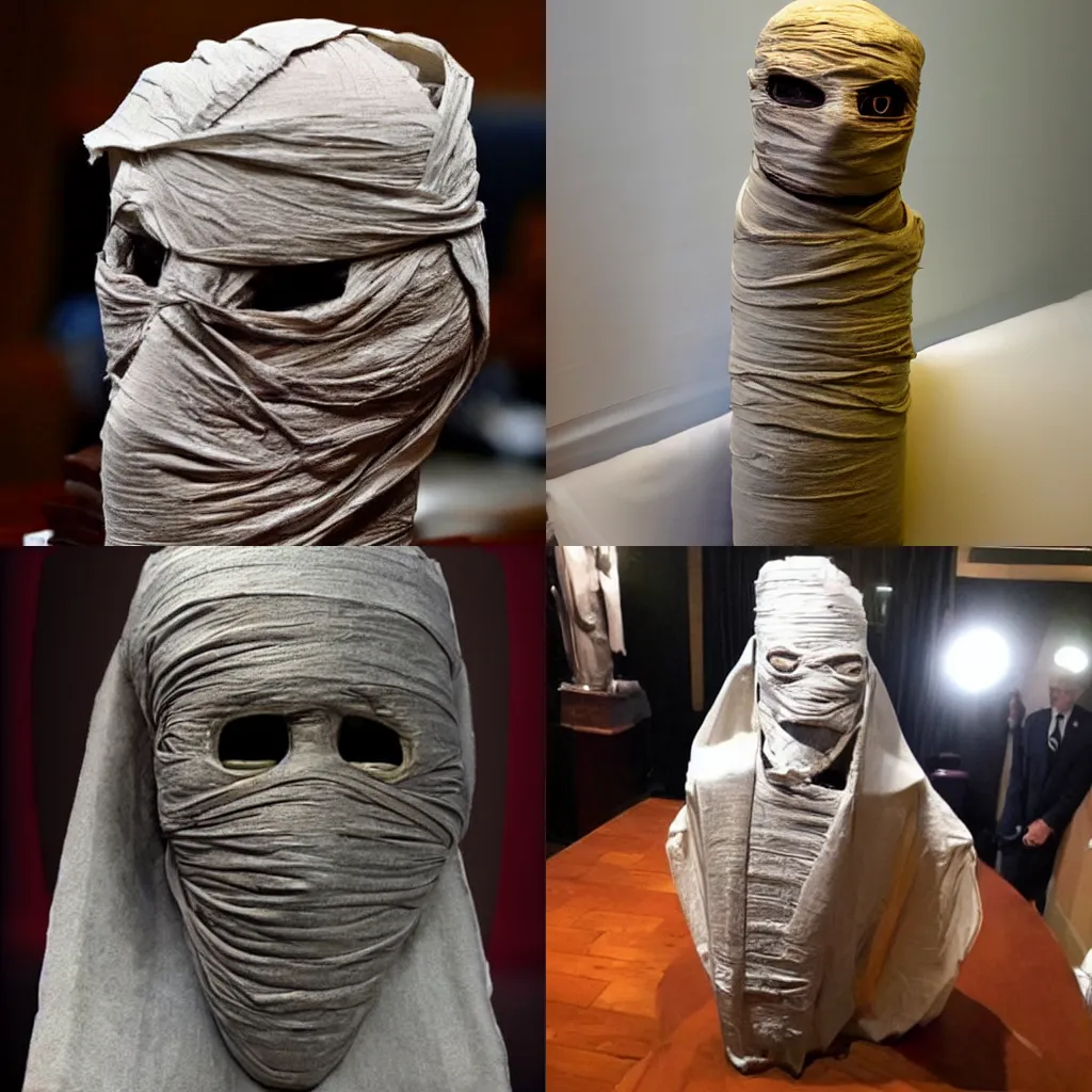 Prompt: mummified trump