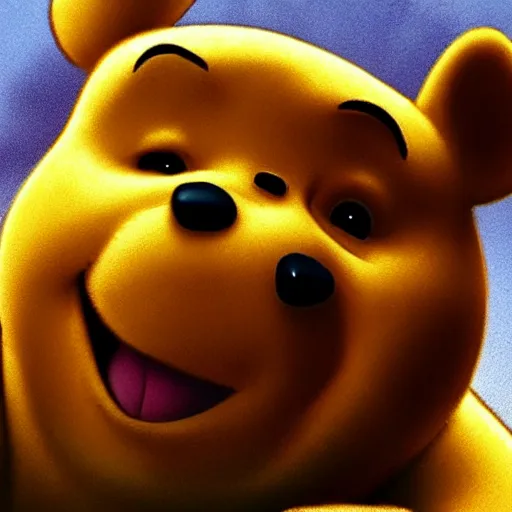 Prompt: The face of Winnie the Pooh looks like the face of Xi Jinping, caricature