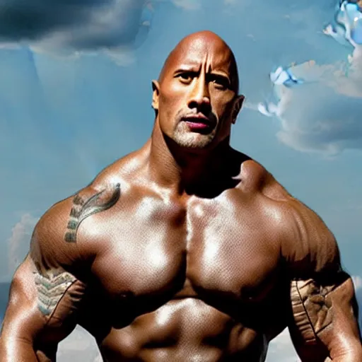 Image similar to still film of dwayne johnson as empire in korean drama movie