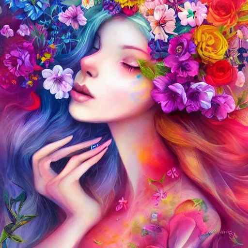 Image similar to flower vivid colors by Anna Dittmann