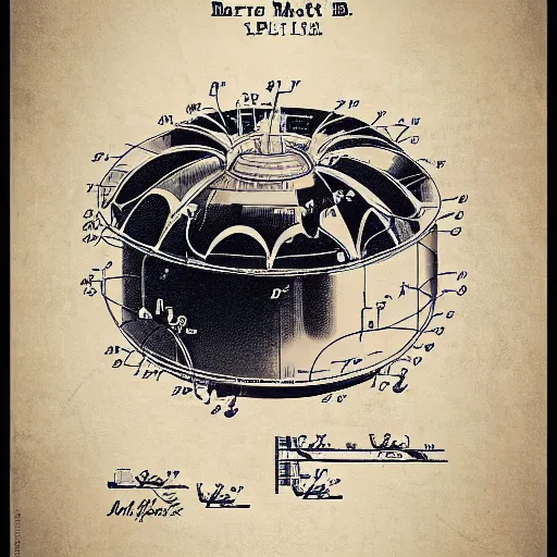 Image similar to dark matter bomb patent blueprint.