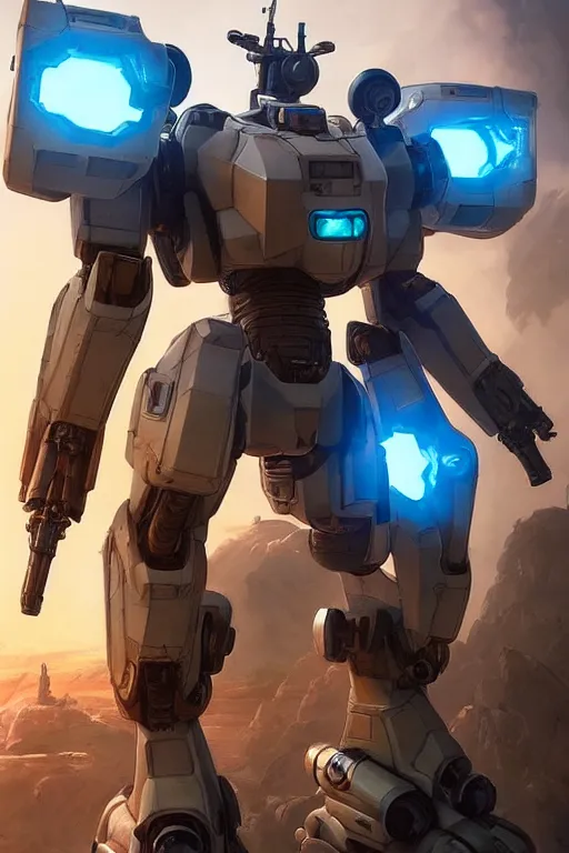 Image similar to mechwarrior 5 : mercenaries mech megaman transformer robot boss tank engine game octane render, 4 k, hd 2 0 2 2 3 d cgi rtx hdr style chrome reflexion glow fanart jesper ejsing, by rhads, makoto shinkai borderlands and by feng zhu rossdraws artstation by digital cinematic pixar and disney unreal zbrush central hardmesh