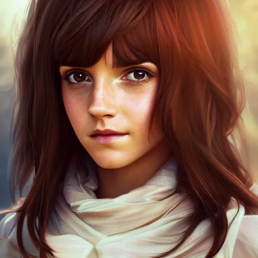 Prompt: ultra realistic illustration, emma watson as dora the explorer anime, intricate, elegant, highly detailed, digital painting, artstation, concept art, smooth, sharp focus, illustration, art by artgerm and greg rutkowski and alphonse mucha and wlop