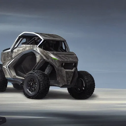 Prompt: concept art blueprint halo new atv vehicles designed by elon musk