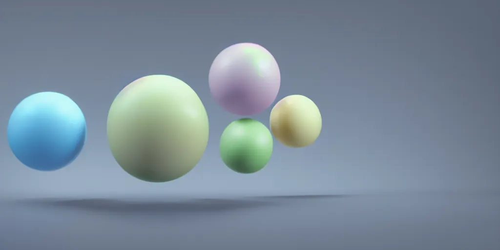 Image similar to A 3d render of pastel colored liquid spheres and lines stick together in a abstract shape. Geometric shaped. render, low angle camera, detailed shading, vray octane, redshift. ray tracing. volumetric lighting. micro details, Hyper detailed, 8K3d, Trending on Artstation. rendered in cinema4d, Hyper realism.