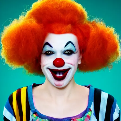 female clown girl clowngirl. in the style of. highly | Stable Diffusion ...