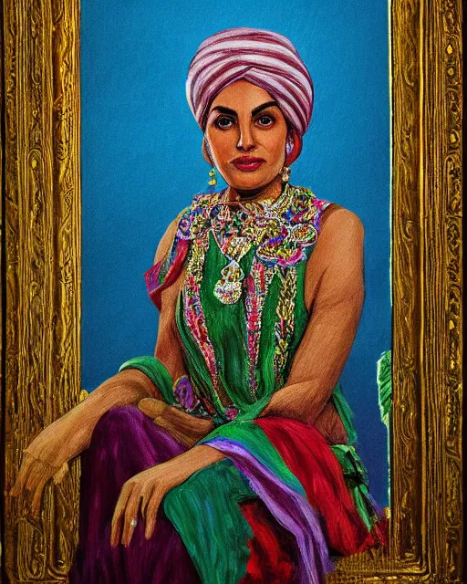 Image similar to an award winning portrait of the beautiful sherazade by rafael