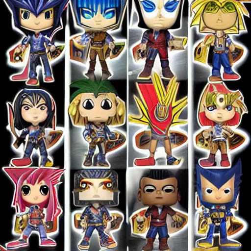 Image similar to yu - gi - oh, funko pop