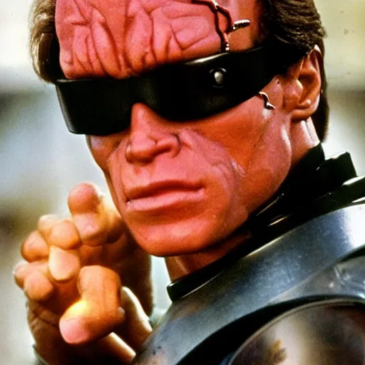 Prompt: arnold as the terminator