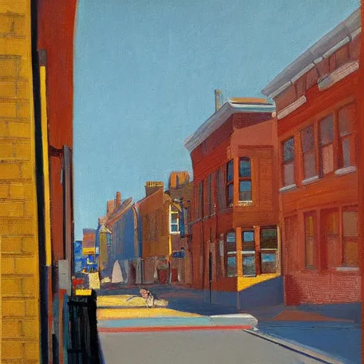 Image similar to Street scene in Brighton by Wayne Thiebaud