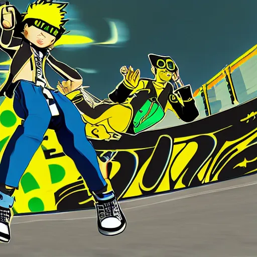 Image similar to jet set radio