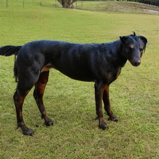 Prompt: a muscly kelpie