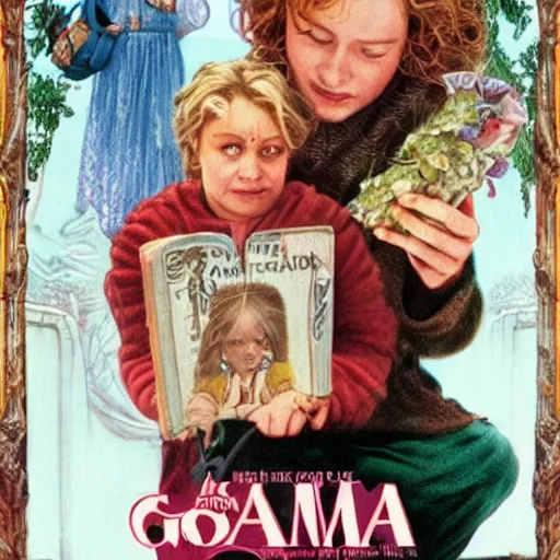 Image similar to Poster for the movie Grandma released in 1986 illustrated by Drew Struzan