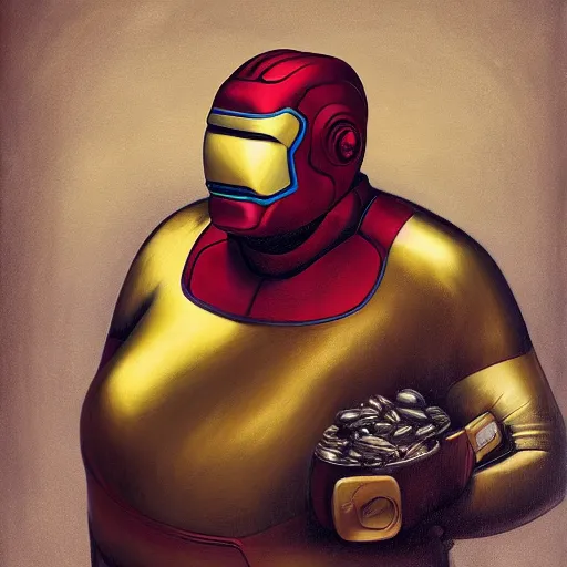 Image similar to Obese Ironman by Kathrin Longhurst