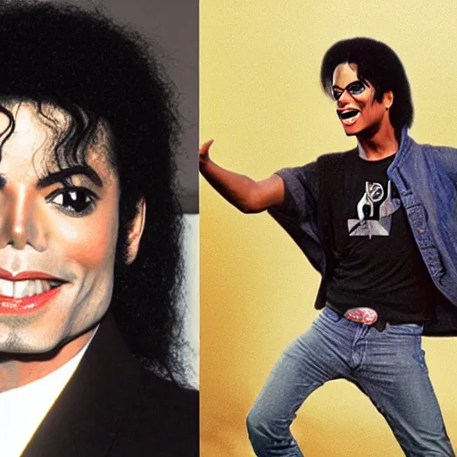 Image similar to michael jackson on the joe rogan podcast