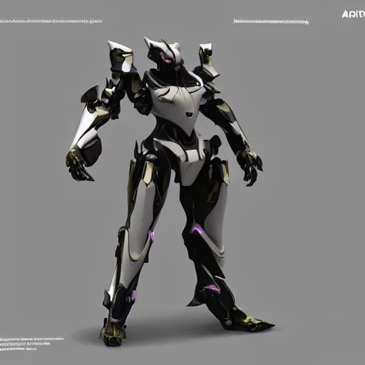 Prompt: concept artod a mecha armor suit based off of a cat render ultra unreal engine 5