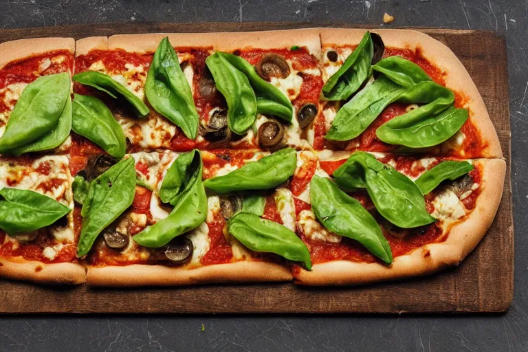 Image similar to green-bell-pepper-pizza