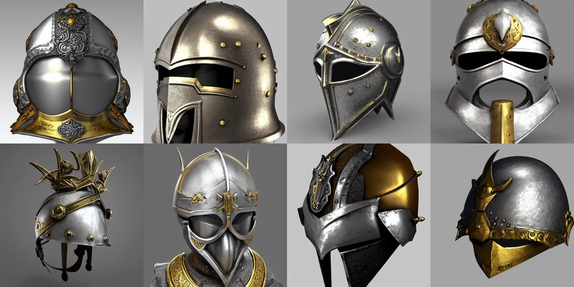Rådgiver strukturelt Tilskynde A creative medieval fantasy helmet, all-metal, | Stable Diffusion | OpenArt