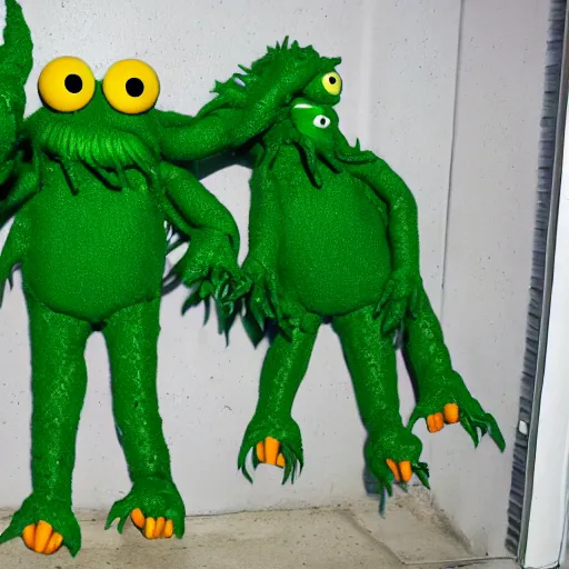 Image similar to cthulhu muppet