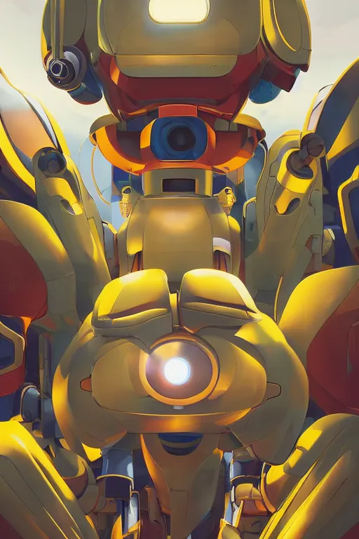 Image similar to metabots medabots medarotto medarot robot minimalist comics, behance hd by jesper ejsing, by rhads, makoto shinkai and lois van baarle, ilya kuvshinov, rossdraws global illumination ray tracing hdr radiating a glowing aura