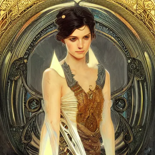 Image similar to a strange harp, d & d, fantasy, intricate, elegant, highly detailed, digital painting, artstation, concept art, smooth, sharp focus, illustration, art by artgerm and greg rutkowski and alphonse mucha