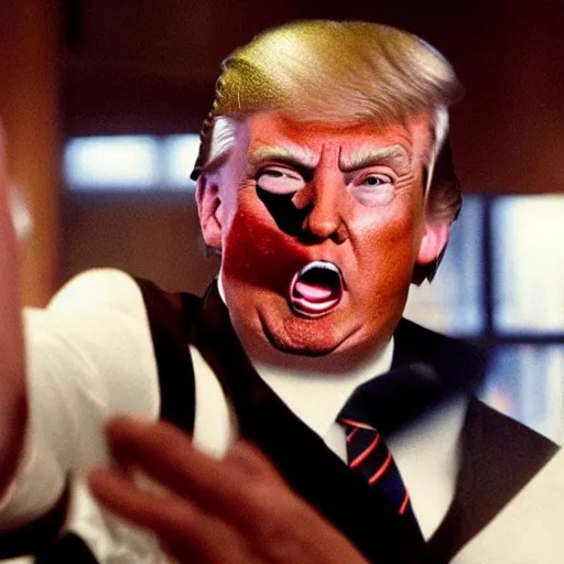 Prompt: donald trump in friday the 1 3 th