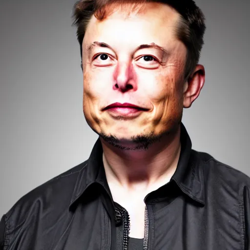 Image similar to elon musk with cool hairstyle, professional portrait photo