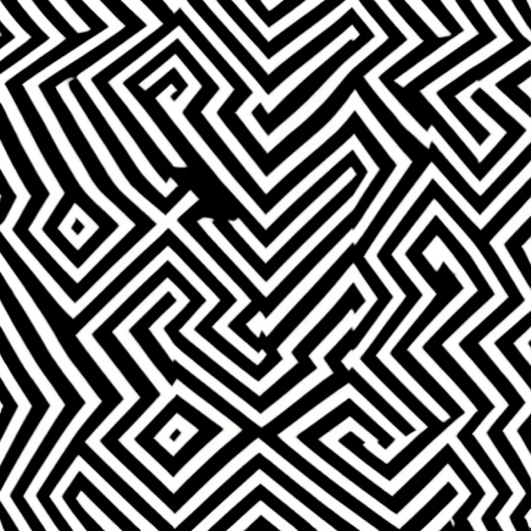 Image similar to illusory motion dazzle camouflage perlin noise prismatic optical illusion